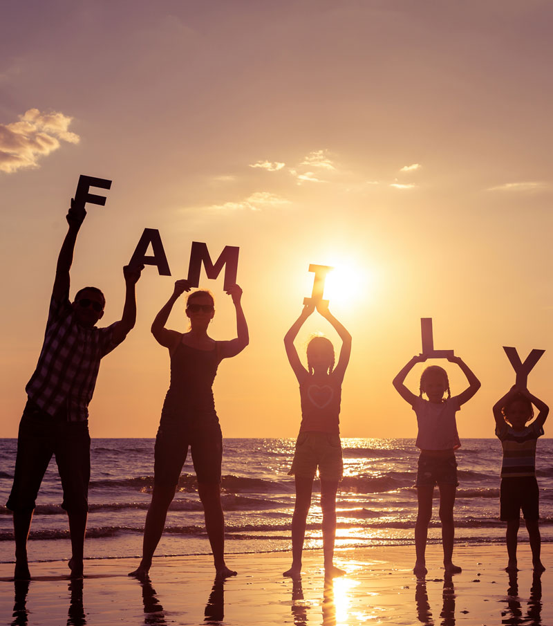 La famiglia (nucleare – monoparentale – ricostituita - arcobaleno) è un sistema estremamente duttile e flessibile, sottoposto a numerose sollecitazioni. Il terapeuta familiare tiene conto delle necessità di tutti i componenti, aiutandoli a vivere relazioni serene e gratificanti, in grado di sostenere tutti nell’attraversare tutte le fasi del ciclo di vita della famiglia stessa.